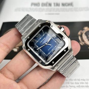 Đồng hồ Cartier Santos de Cartier Larger Automatic Blue WSSA0030