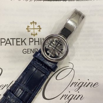 Đồng hồ Patek Philippe dây da màu xanh dương
